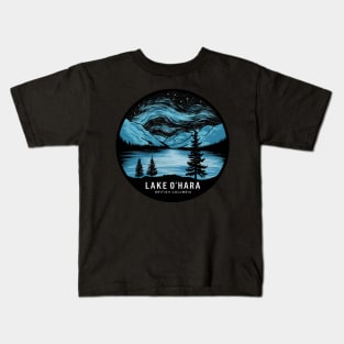 lake ohara British Columbia Kids T-Shirt